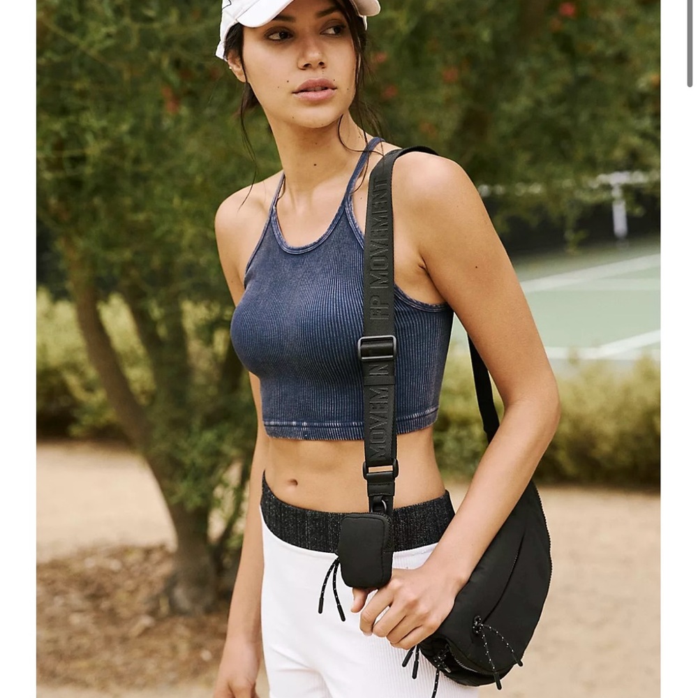 FP Movement Happiness Runs Crop Tank in Deepest Navy XS/S